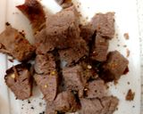 A picture of step 1 of My Chinese Sweet Chilli Beef & Noodles 🥰.
