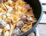 Foto del paso 9 de la receta: Mafaldas con butifarra de rovellons y salsa de queso azul