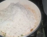 A picture of step 6 of Chicken vegetable fried rice.