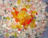 A picture of step 5 of Russian salad.