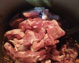 A picture of step 1 of Odia style mutton curry.