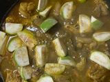 แกงเผ็ดไก่กับมะเขือ