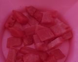 Foto del passaggio 1 della ricetta 42 🧑🏻‍🍳Insalata d'anguria