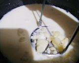 A picture of step 3 of Makhana pudding.