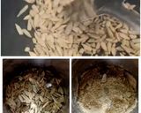 A picture of step 1 of Roasted Sunflower seeds burfi.