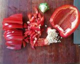 Hình bước làm 3 của món Sa tế ớt ngọt không cay