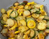 A picture of step 6 of Potato, Zucchini, and Yellow Squash Tourlou.