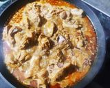 A picture of step 5 of Mangalorean style ghee roast chicken.