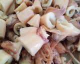 Foto langkah ke 1 dari resep Cumi asin cabe ijo.