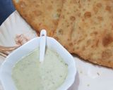 A picture of step 6 of Arabi Paratha.