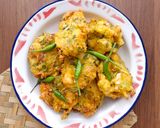 Foto langkah ke 3 dari resep Bakwan Sayuran Santan.