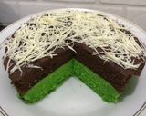 Foto langkah ke 6 dari resep Brownies pandan coklat kukus.