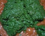 A picture of step 6 of Palak Paneer.