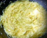 A picture of step 3 of Spaghetti Carbonara with Manchego Cheese.