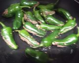 A picture of step 4 of Stuffed green chillies.