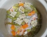 Foto langkah ke 2 dari resep Bubur tim ayam 4⭐+ jagung manis.