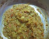 A picture of step 7 of Lauki ka bharta.