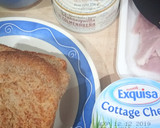 Foto del paso 1 de la receta: Sándwich Integral de Lacón a la Plancha con Cottage Cheese