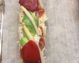 Foto del paso 3 de la receta Pannini con pollo asado y verdura