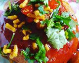 आलू टिक्की चाट (Aalu tikki chaat recipe in hindi) रेसिपी चरण 7 फोटो