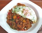 A picture of step 5 of Mexican-Style Fried Rice with Chili Powder.