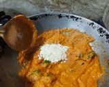 A picture of step 2 of Dhaba Style Paneer Masala.