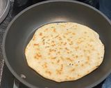 A picture of step 8 of Onion seeds, garlic, parsley and butter naan.