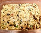 A picture of step 2 of Mike's White Green Chile Chicken Enchiladas.
