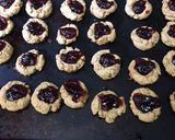 A picture of step 4 of P&j’s thumbprints.