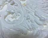 A picture of step 4 of Lotus Biscoff cheese cake.