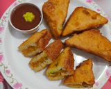 A picture of step 10 of Potato Bread Pakora.