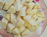 Foto del paso 1 de la receta: Brownie saludable (otro) con manzana sin azúcares agregados ni harina 🍎 🍎 🍎 solo 3 ingredientes
