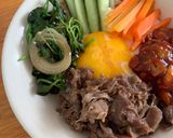 Foto langkah ke 6 dari resep Bimbimbap ala Korea - Gampang banget! Enak! Ala resto Korea!.