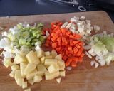 A picture of step 2 of Ham and Winter Vegetable Soup.