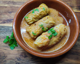 Foto del paso 9 de la receta: Golubtsy - hojas de col rellena - niños envueltos en hojas de repollo