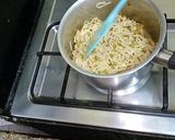 A picture of step 2 of Spaghetti wraps.
