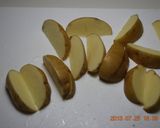 A picture of step 1 of Just Cut and Fry! Super Easy French Fries.