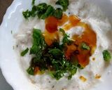 A picture of step 2 of Pear Chilli Raita.