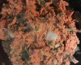 A picture of step 3 of Carrot kabab.
