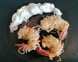 A picture of step 5 of Gluten-Free Kataifi-Wrapped Shrimp.