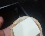 A picture of step 6 of Oats Tikki burger.