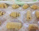 Foto del paso 13 de la receta: Masa danesa, formas de croissants y chocolatines