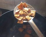 A picture of step 5 of Gur wale wheat flour shakarpara.