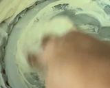A picture of step 4 of Rabdi Kesar Ghewar.