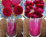 A picture of step 1 of Minty Dragon Fruit Sprite Cooler (Summer Special) (WelComeDrinks).