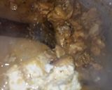 A picture of step 6 of Mughlai badami chicken masala boti.