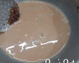 A picture of step 3 of Roohafza Chai/Rose Tea.