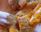 A picture of step 2 of Spicy Chicken wings pakora.