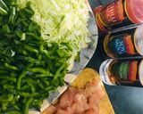 A picture of step 1 of Coloured pasta.
