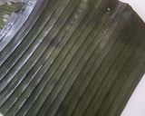 Gambar langkah 5 resipi Kuih Nagasari.